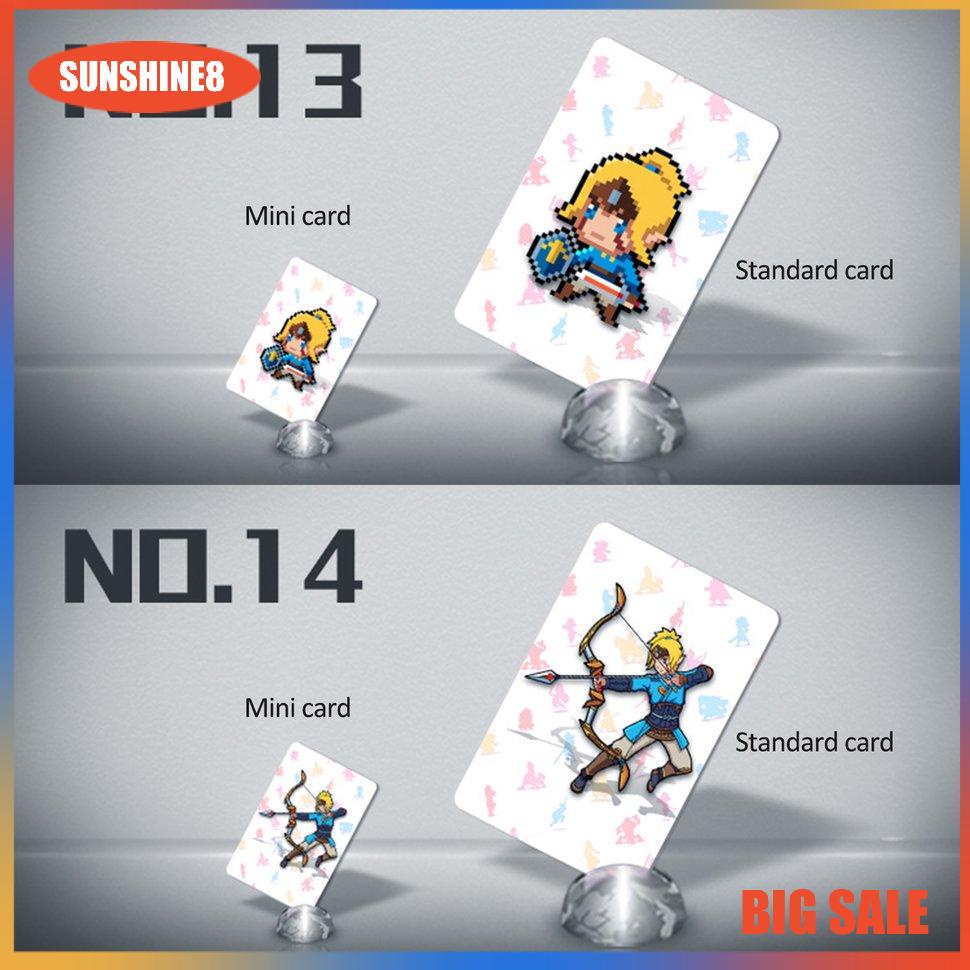 【SUN】25pcs Set PVC Card The Legends Of Breath Of The Wild WOLF LINK For Amiibo