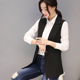 Áo vest ghi lê