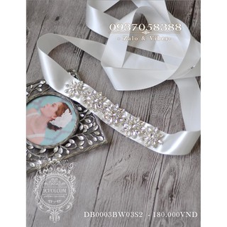 Thắt lưng cô dâu DB0003BW03S2