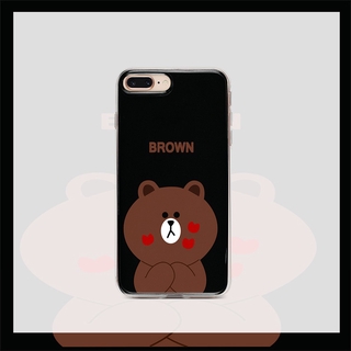 Ốp lưng điện thoại Samsung Galaxy Note 10 Pro Note 10 lite Note 10 Plus 10Note 9 Note 8 7 5 4 3 hình gấu Brown Cony