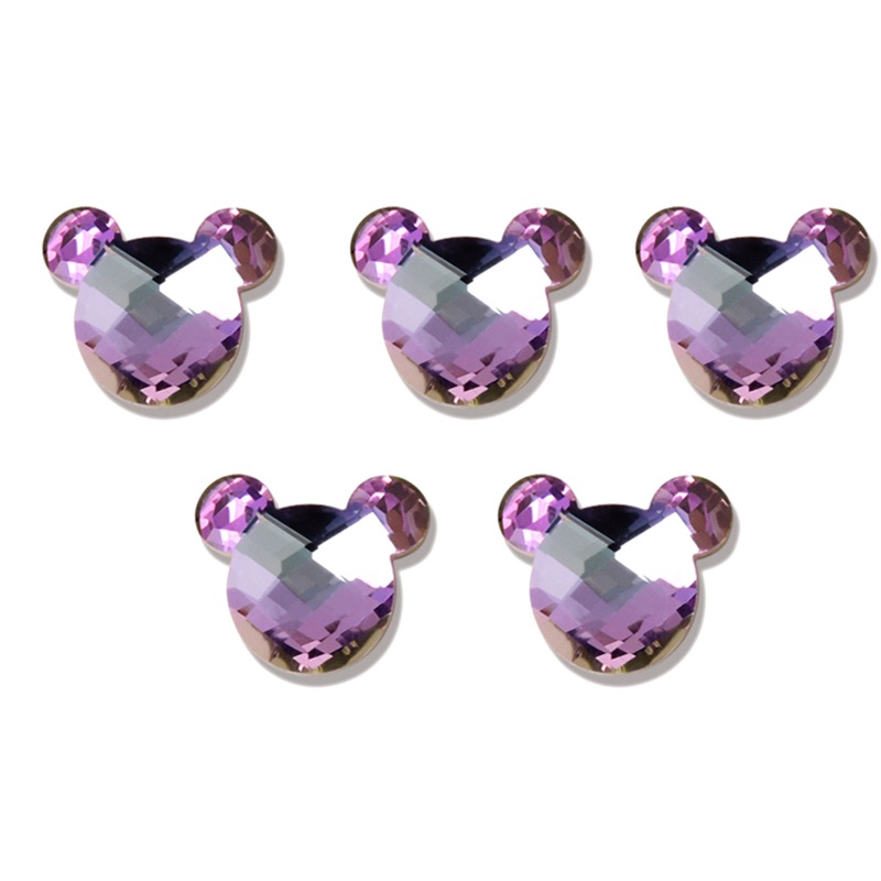 Hộp Pha Lê Mini Hình Chuột Elf Trang Trí Móng Tay Cho Nữ