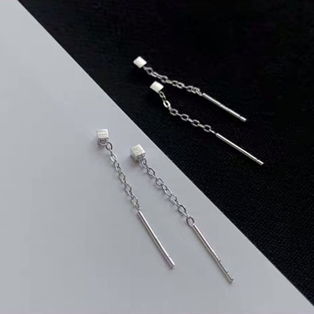 Khuyên Tai Dáng Dài Phong Cách Hàn Quốc 925