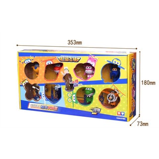 Bộ 9 Mô Hình Máy Bay Mini Đội Bay Siêu Đẳng