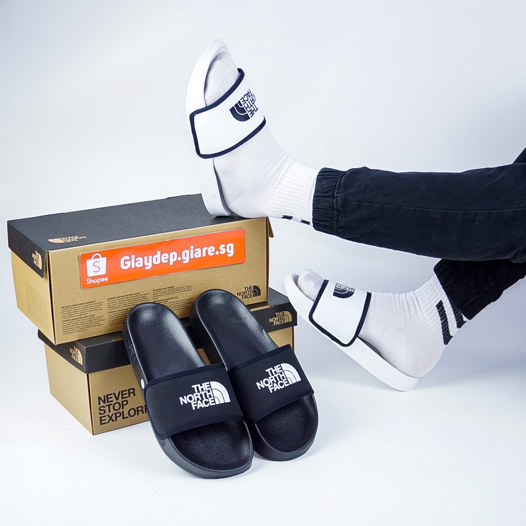 Dép bigsize nam nữ The North Face  - kiểu dáng quai ngang thời trang unisex