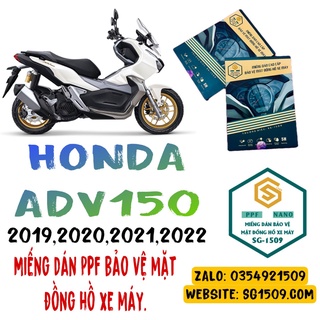 PPF ADV 150 | MIẾNG DÁN PPF HONDA ADV 150  CHỐNG TRẦY XƯỚC, PHỤC HỒI VẾT XƯỚC, LÀM MỚI MẶT ĐỒNG HỒ XE, SG1509