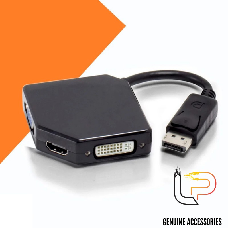 Cáp chuyển Display Port ra HDMI + VGA + DVI 24+5
