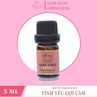 Nước Hoa Vùng Kín QLady Tình Yêu Gợi Cảm 5ml