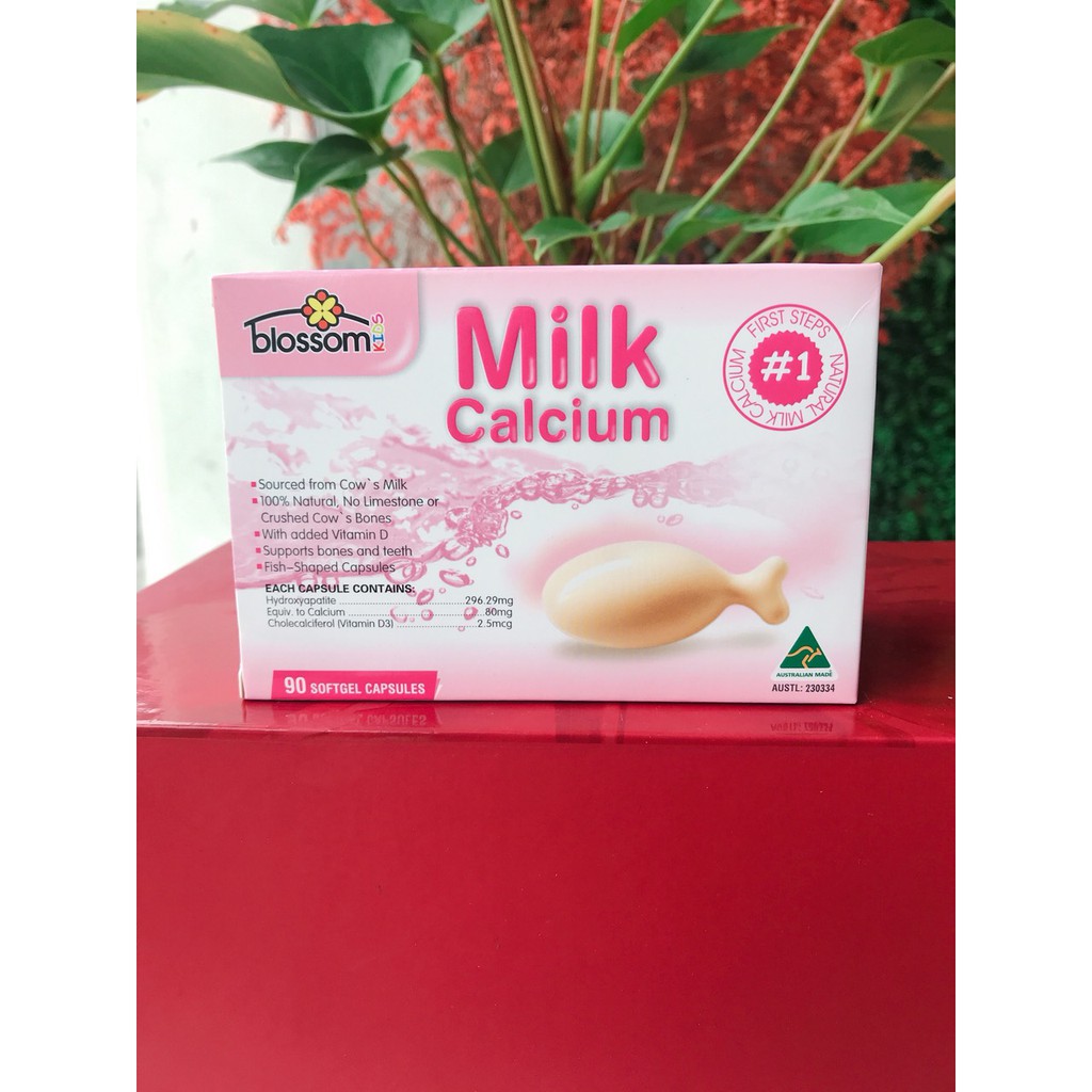 Canxi Milk Blossom Úc Cho Trẻ Trên 1 Tháng 30 Viên