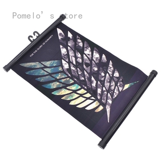 Tranh Vải Canvas Treo Tường Trang Trí Chống Nước Hình Anime Attack on Titan