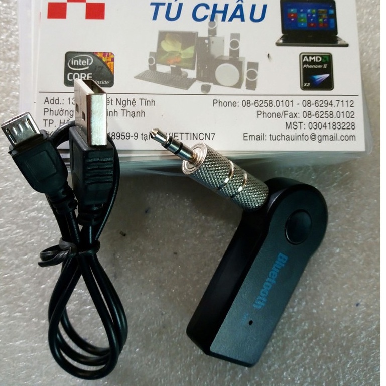 Bluetooth USB Bluetooth cho Ô tô Music (Xài Pin sạc tiện sử dụng)