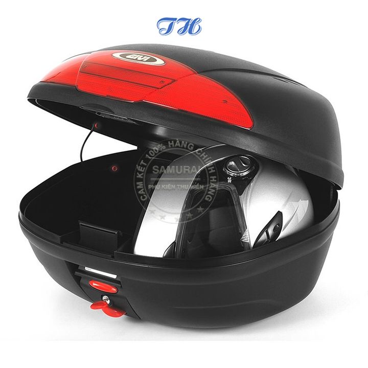 Thùng sau givi E450N 45 lít tặng kèm đế hàng chính hãng - bảo hành 2 năm