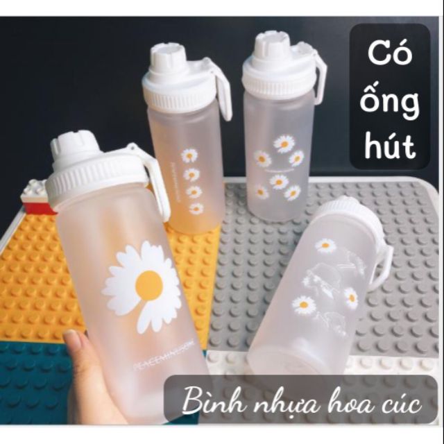 BÌNH NƯỚC HOA CÚC( CÓ ỐNG HÚT)