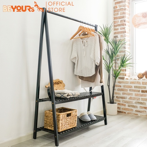 Giá Treo Quần Áo Gỗ BEYOURs Đa Năng - A Hanger 2FL - Nội Thất Kiểu Hàn Lắp Ghép Dễ Dàng