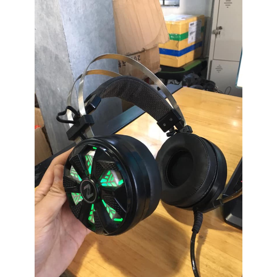 Tai nghe chuyên game Zidli ZH7 7.1 LED 7 màu, rung, USB chính hãng  93%