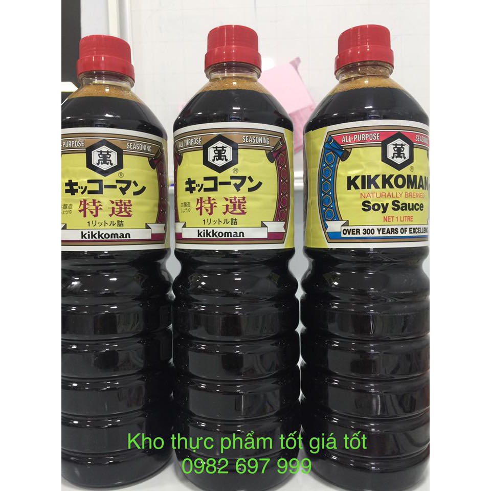 Nước tương Fancy Kikkoman 1L