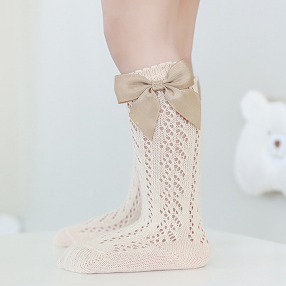 Vớ Mỏng Đính Nơ To Kiểu Công Chúa Dễ Thương Cho Bé Gái Từ L-3-5 Tuổi