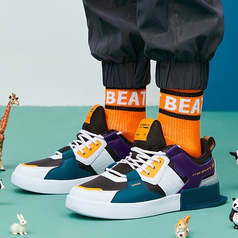 Giày thể thao Xtep phong cách đường phố chống mài mòn bền bỉ thời trang đơn giản thoải mái dành cho nam