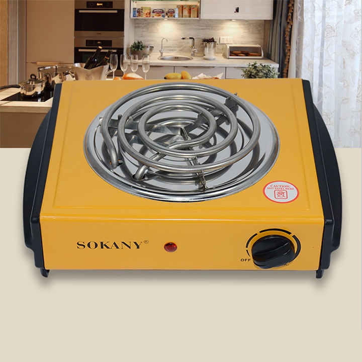 [Mã ELHADEV giảm 4% đơn 300K] Bếp điện mini 1000W gia đình chính hãng SOKANY ( Điều chỉnh nhiệt độ )