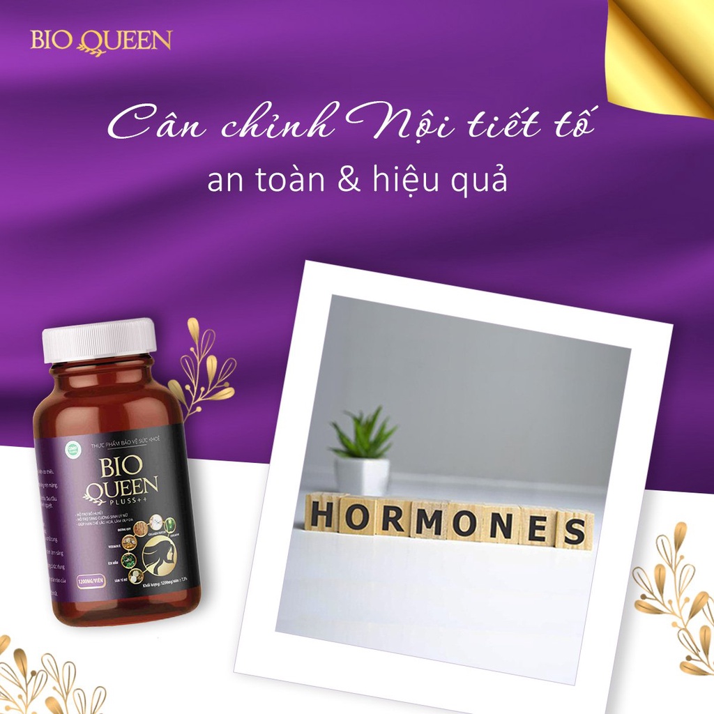 Nội tiết Bioqueen plus ++ hồi xuân cho chị em phụ nữ DƯỢC BIOLAB
