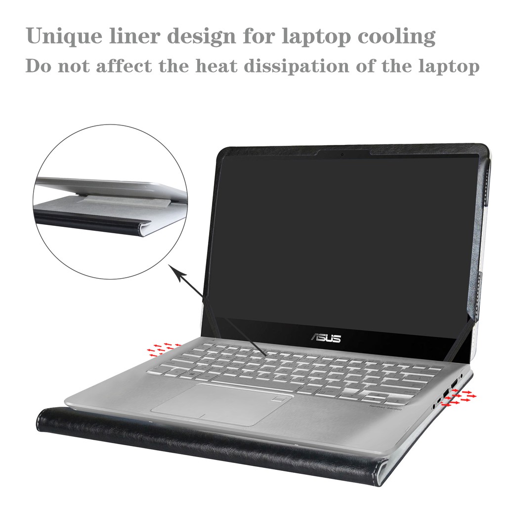 Bao Da Bảo Vệ Cho Laptop 14" Asus Q405UA & VivoBook S14 S410 S410UA S410UA S410UQ VivoBook Flip 14 TP410UA Tp410Up TP401CA TP401NA ZenBook Ux46Ux U1U1Au