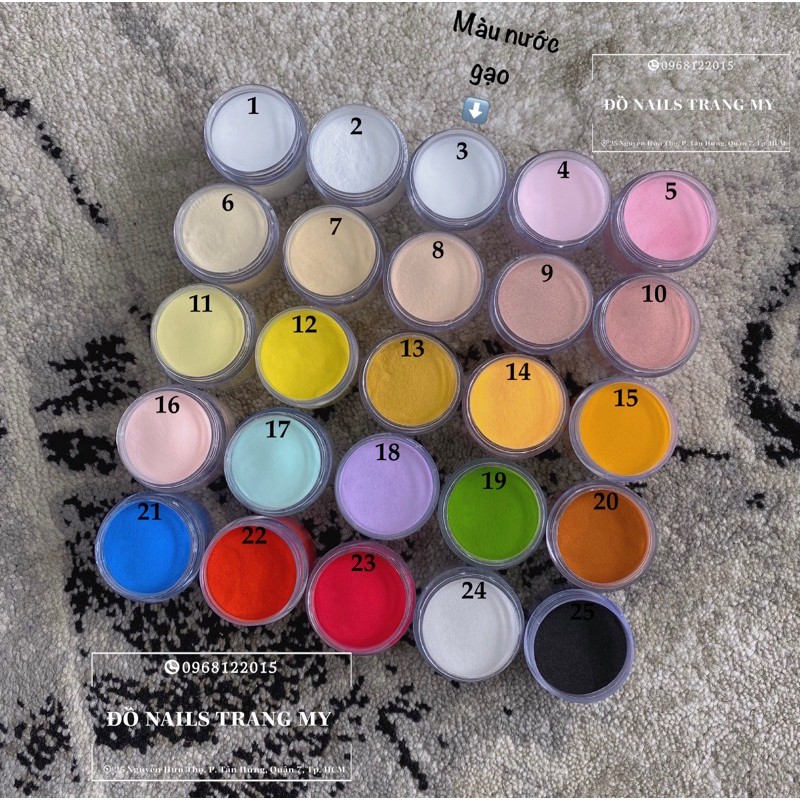 Bột Mỹ 4in1 làm hoa, đắp, nhúng, ombre