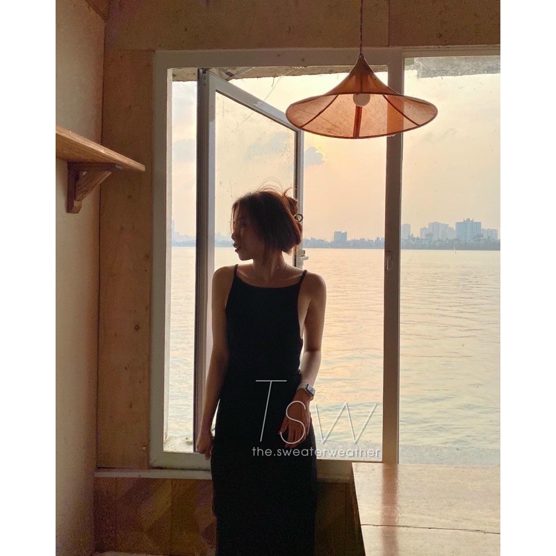 Váy 2 dây yếm bozip dành cho nữ