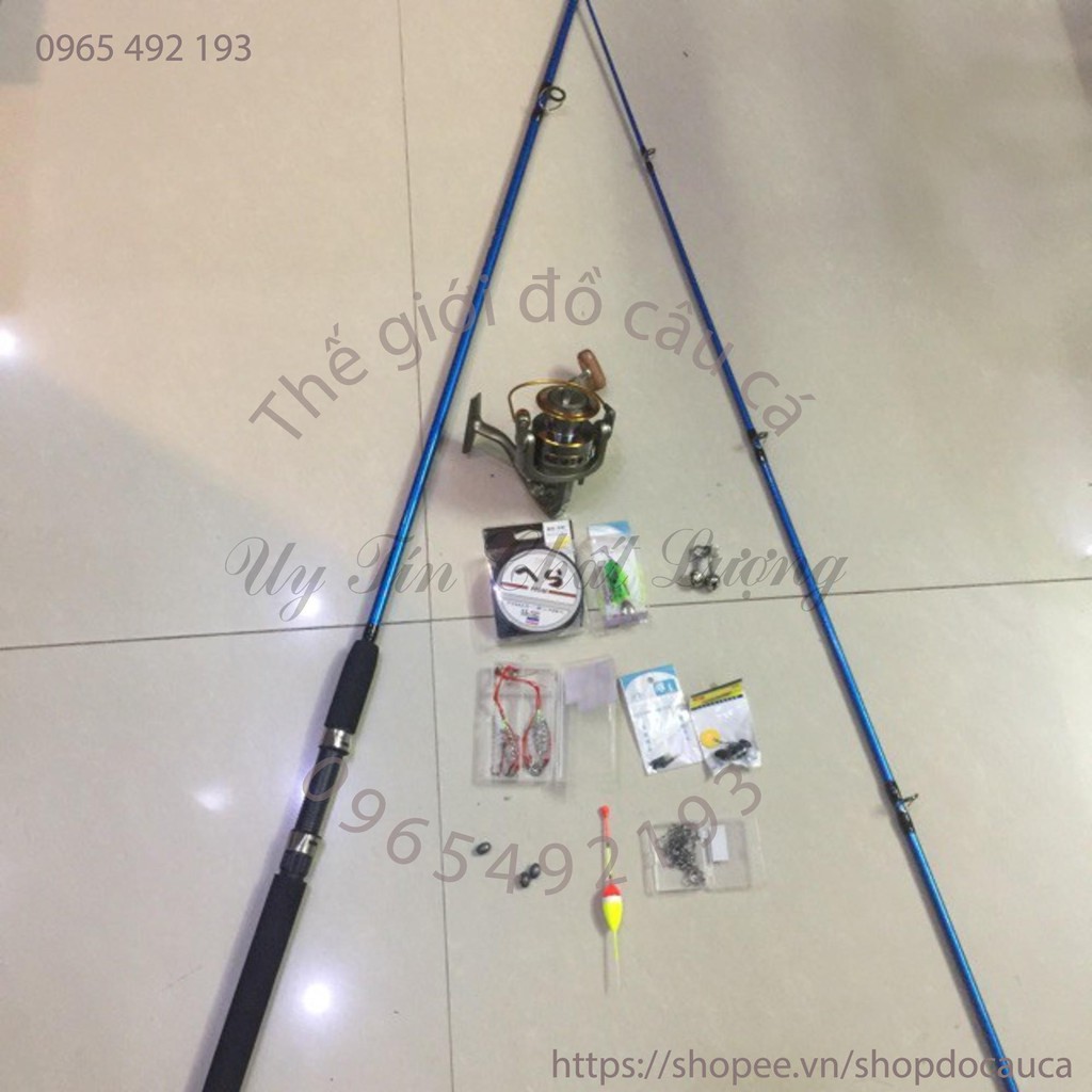 Bộ cần 2 khúc shimano 2,7 m máy lc 7000 (y hình ảnh) | BigBuy360 - bigbuy360.vn