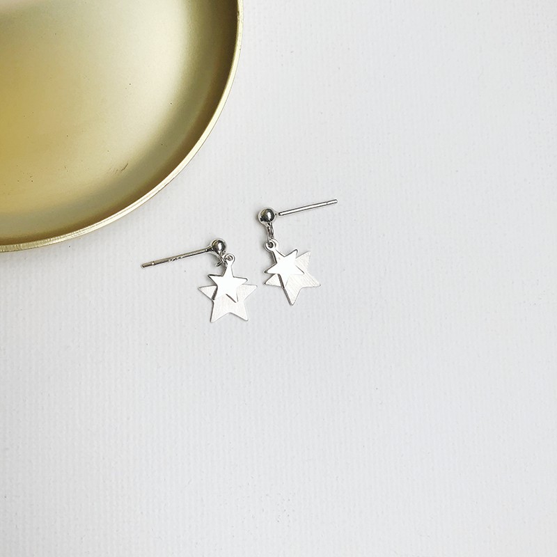 Bông Tai Hình Ngôi Sao Năm Cánh A40