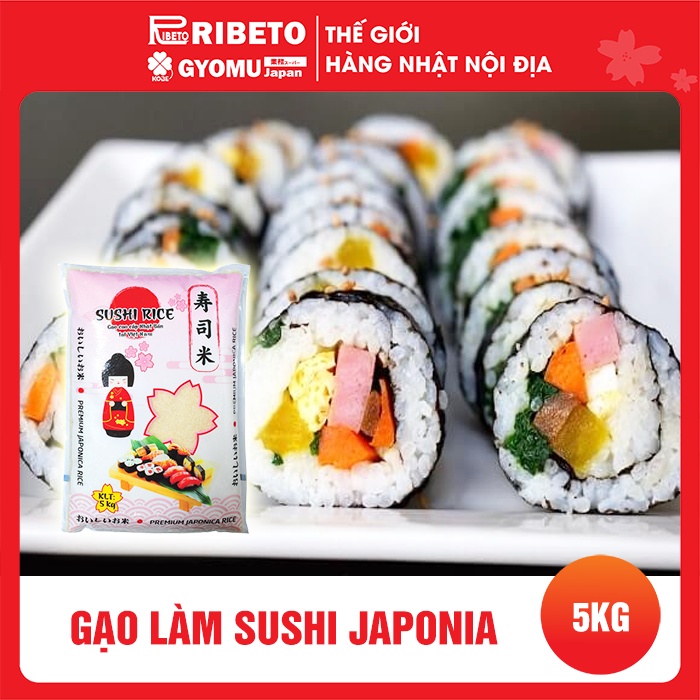 Gạo làm Sushi “giống Nhật Japonia” 5kg