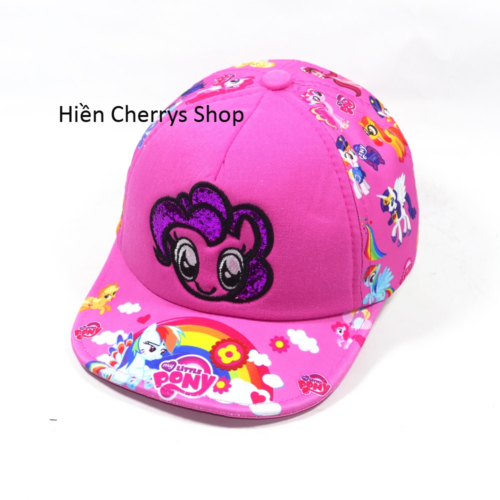 Nón kết nhí con ngựa My Little Pony cho trẻ em - Chất liểu vải Cotton cao cấp tạo cảm giác êm ái cho bé