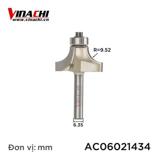 Mũi soi gỗ phay ống tơ tideway - ac0602 cốt 6.35mm