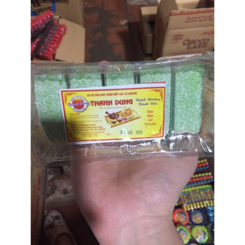Bánh dẻo phủ dừa nhân cốm/đậu xanh thanh dung