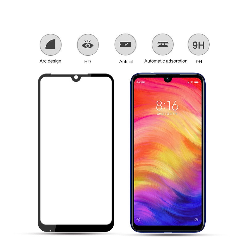 Kính Cường Lực 9h 2 Trong 1 Bảo Vệ Camera Cho Xiaomi Cc9 Cc9E 6 8 8lite A1 A2 5x 6x