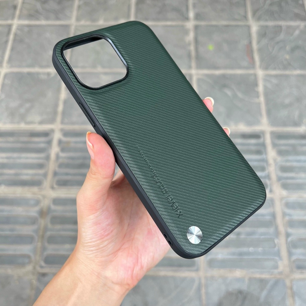 CHÍNH HÃNG Ốp lưng X-Level Kevlar sợi vải carbon cho iPhone 14 PRO MAX PLUS chống vân tay cao cấp