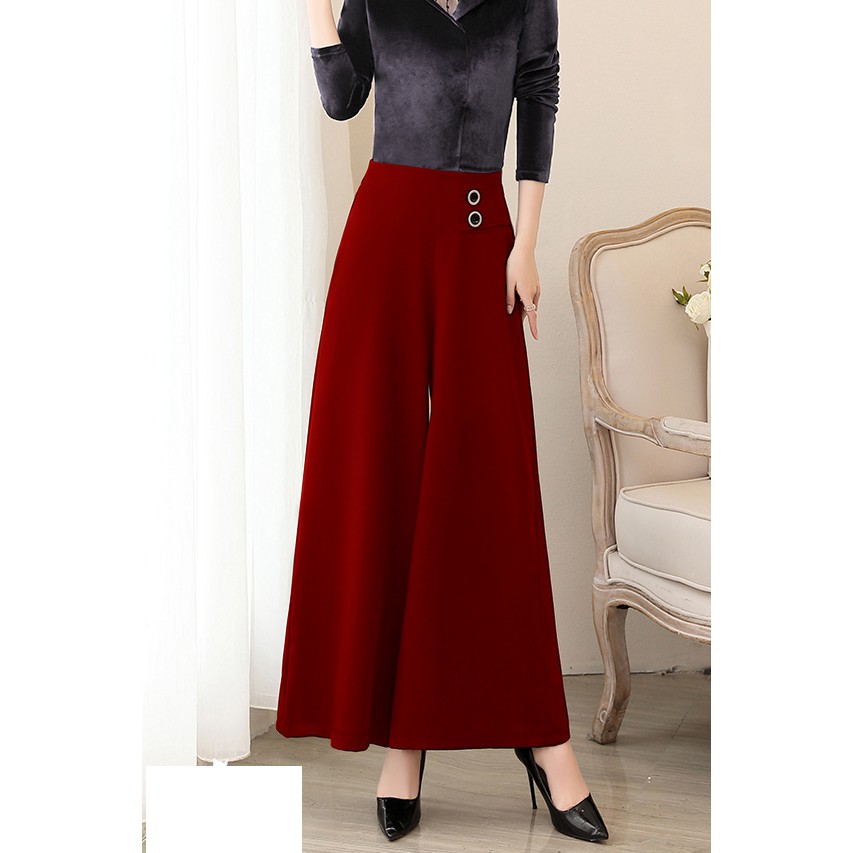 Quần culottes thời trang kết nút cực hot QD258