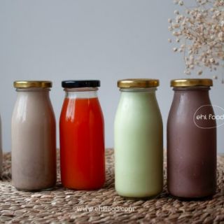 10 Chai thủy tinh đựng sữa 200ml 250ml