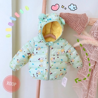 Áo phao gấu quảng châu siêu nhẹ trần bông_shop yến shop kidss