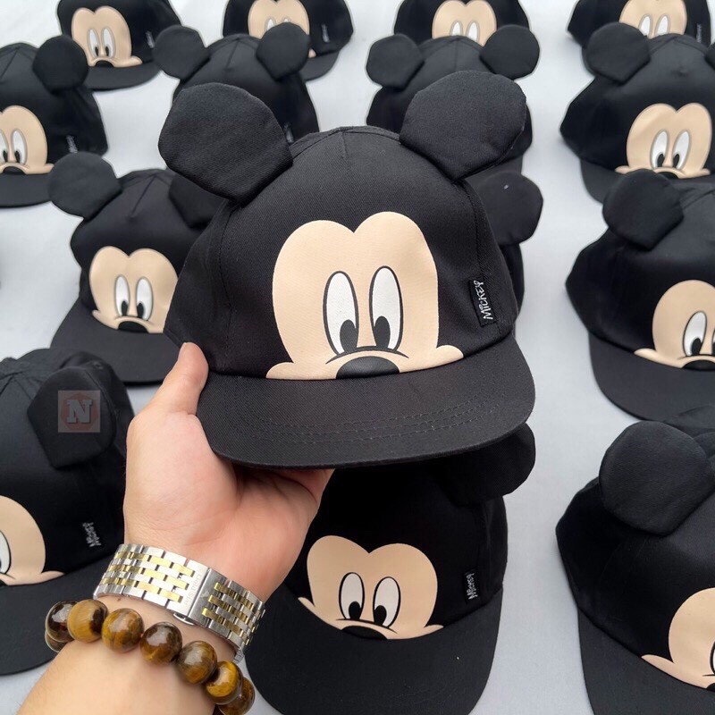 Mũ lưỡi trai HM Mickey tai 3D cho bé