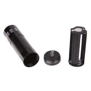 🎈Mini Aluminum UV ULTRA VIOLET 9 LED Flashlight Torch Light Lamp
