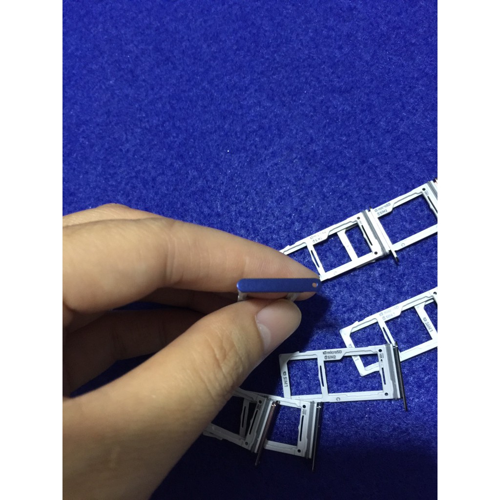 Khay sim note 9 bản 2 sim màu xanh