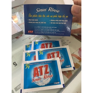 1hop muối biển tinh khiết ATZ rửa mũi, họng(25 gói)🍀