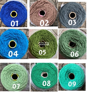 [Giá Tại Xưởng] 500gram Dây Thừng Màu Pastel Thắt Macrame 3mm