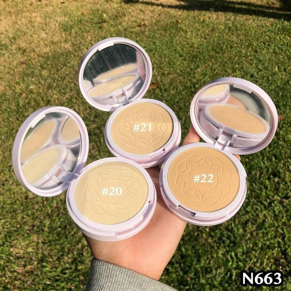 [ An Toàn]  Phấn Phủ Kiềm Dầu] Mỏng - Mịn Nee Cara Unicorn Pressed N663