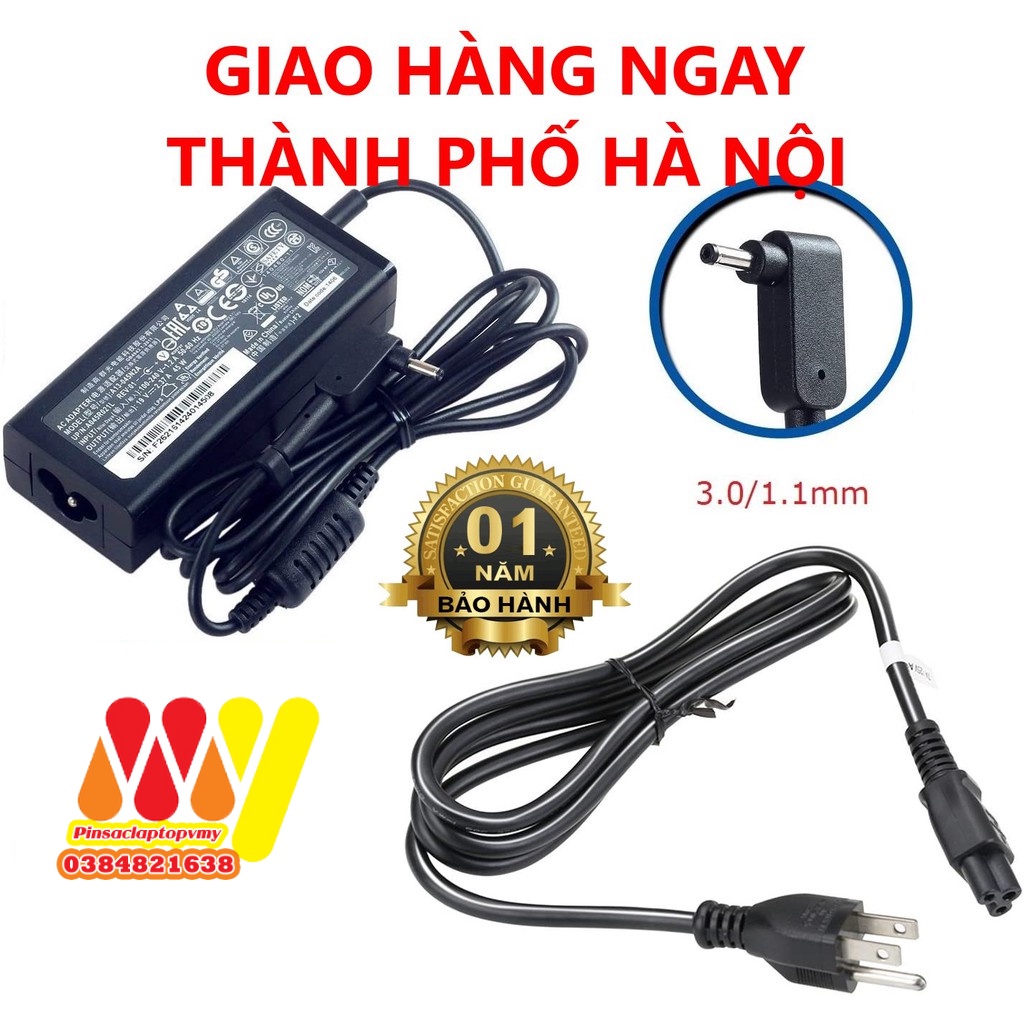 [BH 1 đổi 1] Sạc Adapter Acer 19V-2.37A 2.1A 45W Swift 1 SF113-31 SF113-31-P5CK SF113-31-P2VH SF114-31 SF114-32 SF114