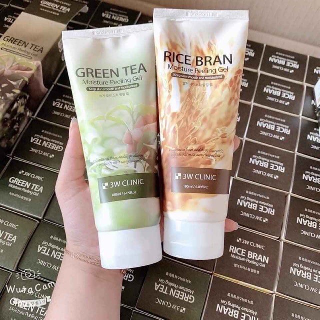 Gel Tẩy Tế Bào Chết 3W Clinic Rice Bran Moisture Peeling Gel | BigBuy360 - bigbuy360.vn