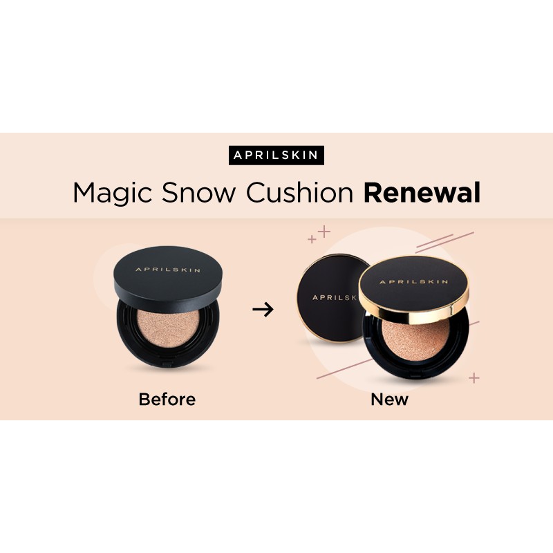 [FREESHIP - HÀNG AUTH] Phấn nước April Skin Magic Snow Cushion - Phấn nước che khuyết điểm Hàn Quốc date mới