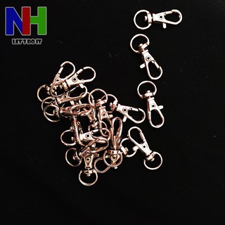 Móc càng cua, móc dây đeo thẻ, dùng cho dây 10mm (bộ 5 cái)
