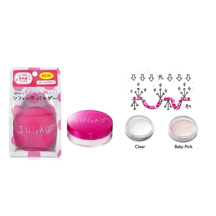 Phấn phủ dạng bột Sugao SPF23 PA+++ ( Nhật Bản )