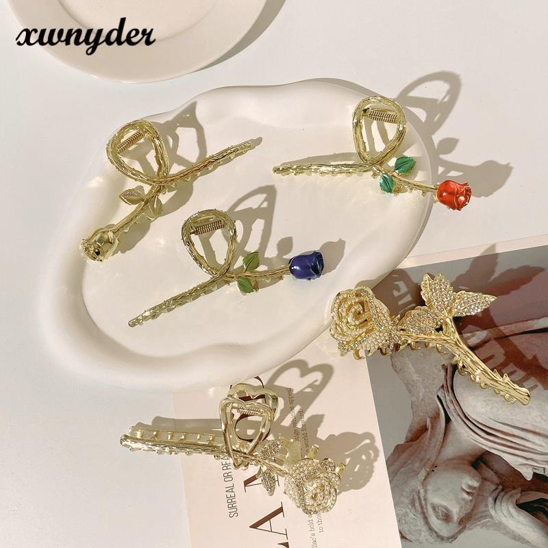 Kẹp TóC HìNh Hoa HồNg ThờI Trang Cho Nữ