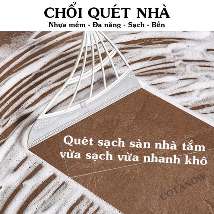 Chổi Quét Nhà Nhựa Mềm Silicon Đa Năng
